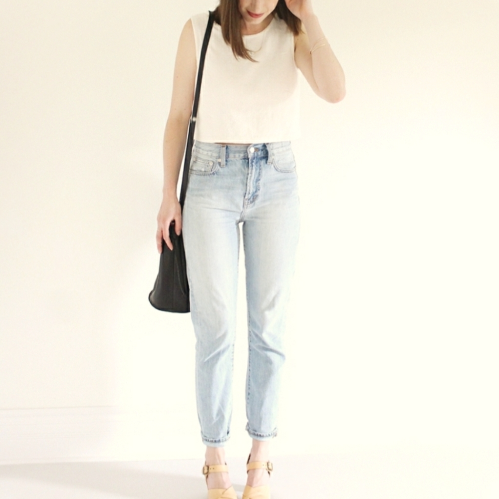 Madewell Perfect SummerJean the Ripped Edition in Fitzgerald busted knee size 26